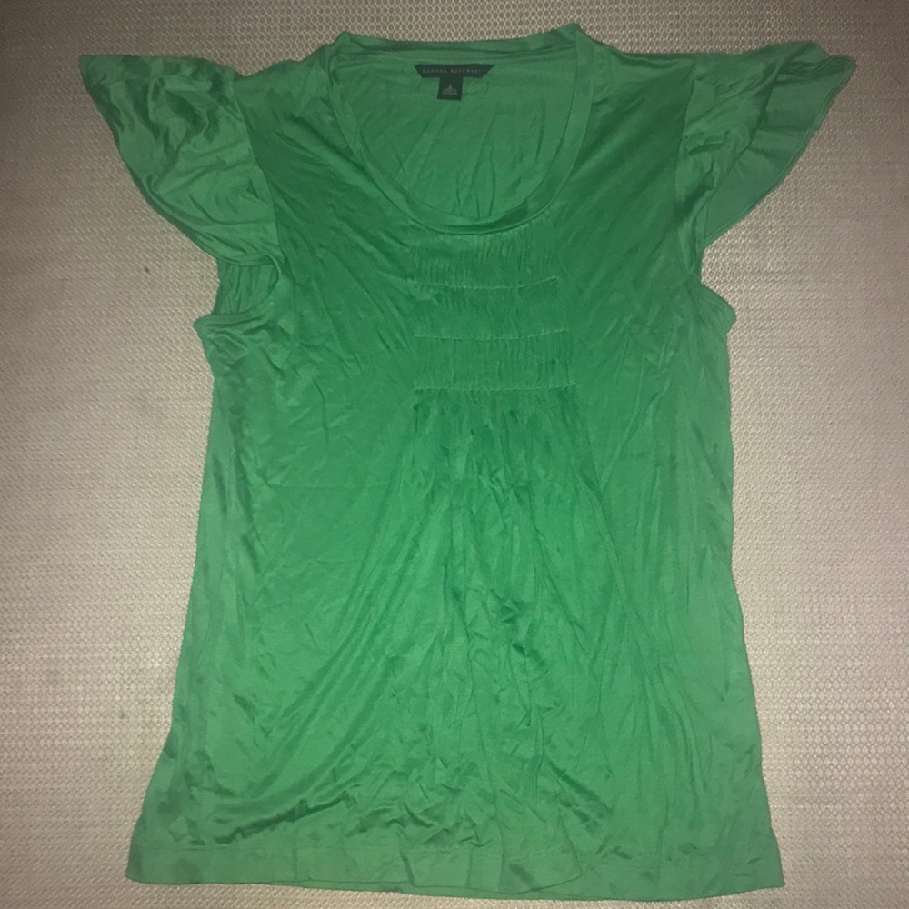 Lime green blouse
